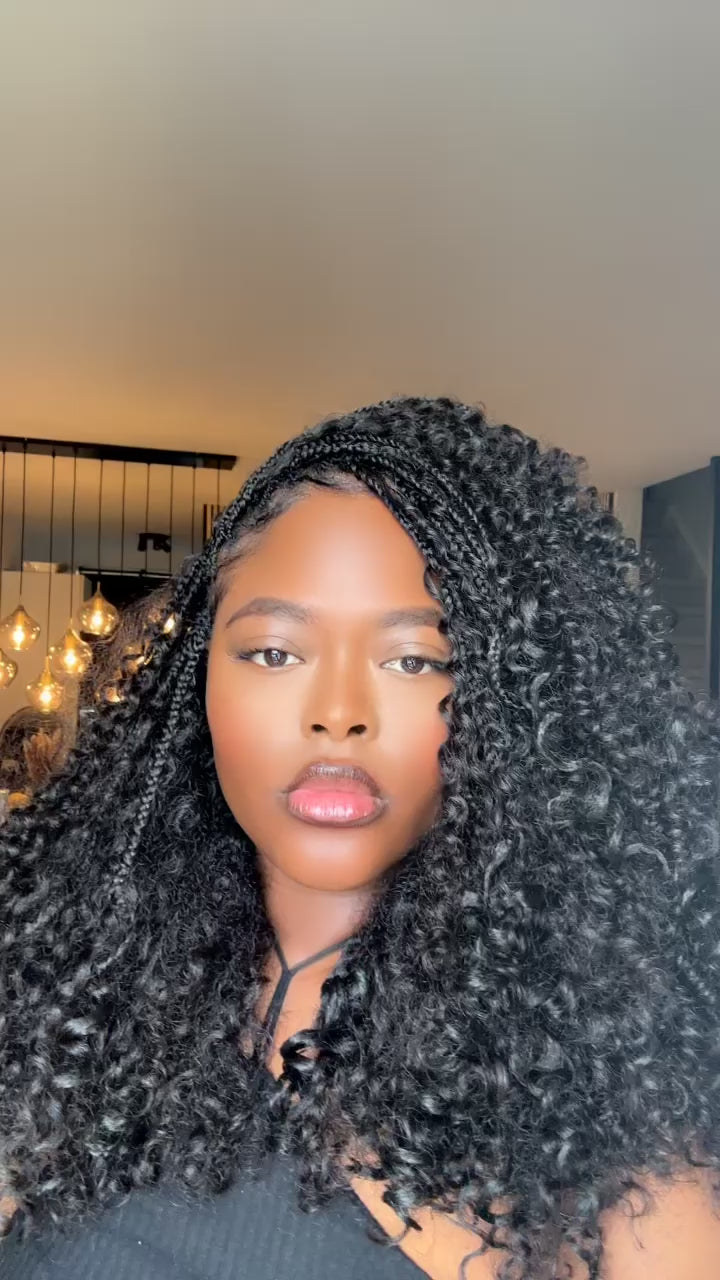 DEEP CURLY BULK HAIR (DOUBLE DRAWN)